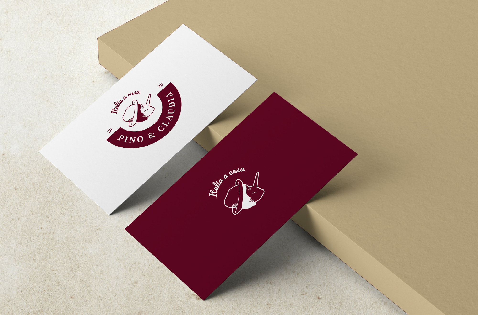 Branding design Pino & Claudia