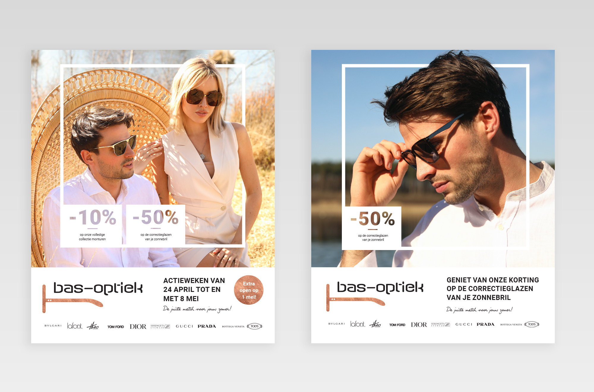 Branding design Bas-Optiek