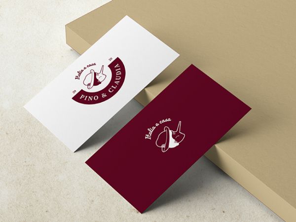 Branding design Pino & Claudia Genk